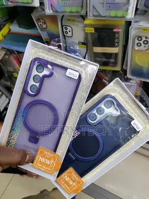 Metal Phone Stand Magnetic Case for Samsung Galaxy S23 Plus