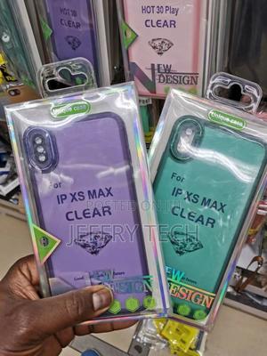 Transparent Purple Phone Case for iPhone XS / iPhone X - thumbnail 2