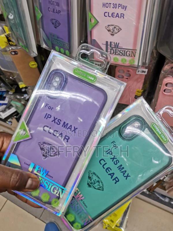 Transparent Purple Phone Case for iPhone XS / iPhone X - thumbnail 3