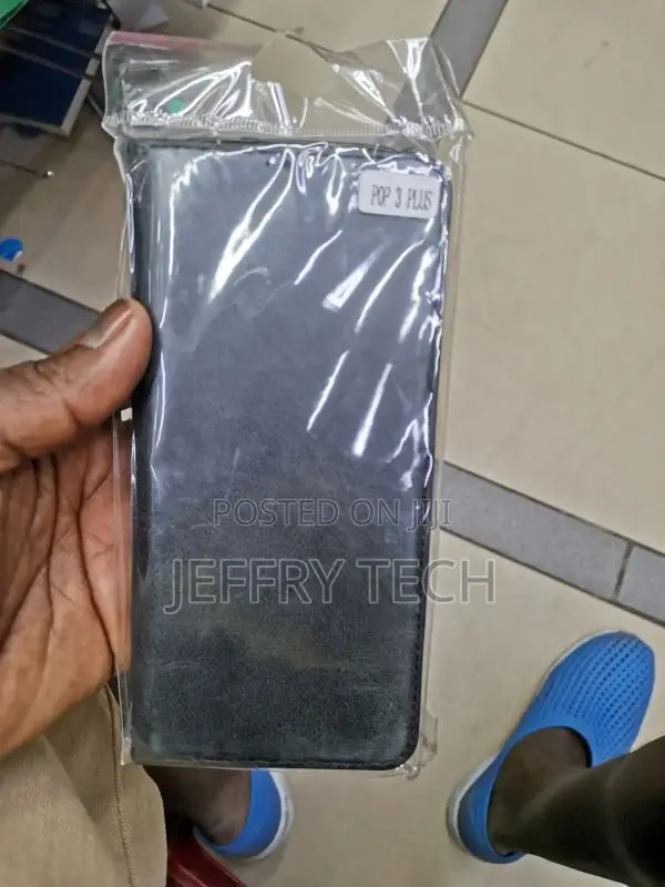 Flip Cover for Tecno Pop 3 Plus - Black