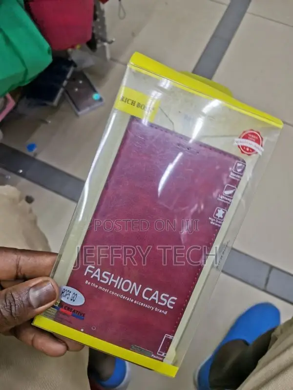 Protective Flip Case for Tecno Pop 5 Go, Red