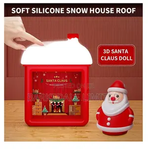 Red Christmas Snow House Snowman Santa Clause Xmas Led Light