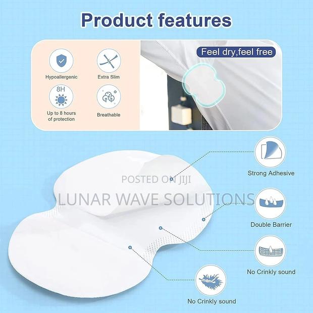 Underarm Sweat Pads (10 Pairs Per Pack) - thumbnail 3