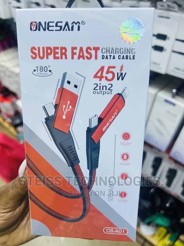 Onesam 2in 2 Fast Charging Cable - thumbnail 3