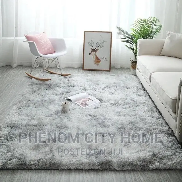 Patched Fluffy Carpets Available