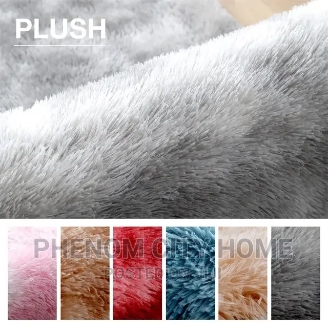 Patched Fluffy Carpets Available