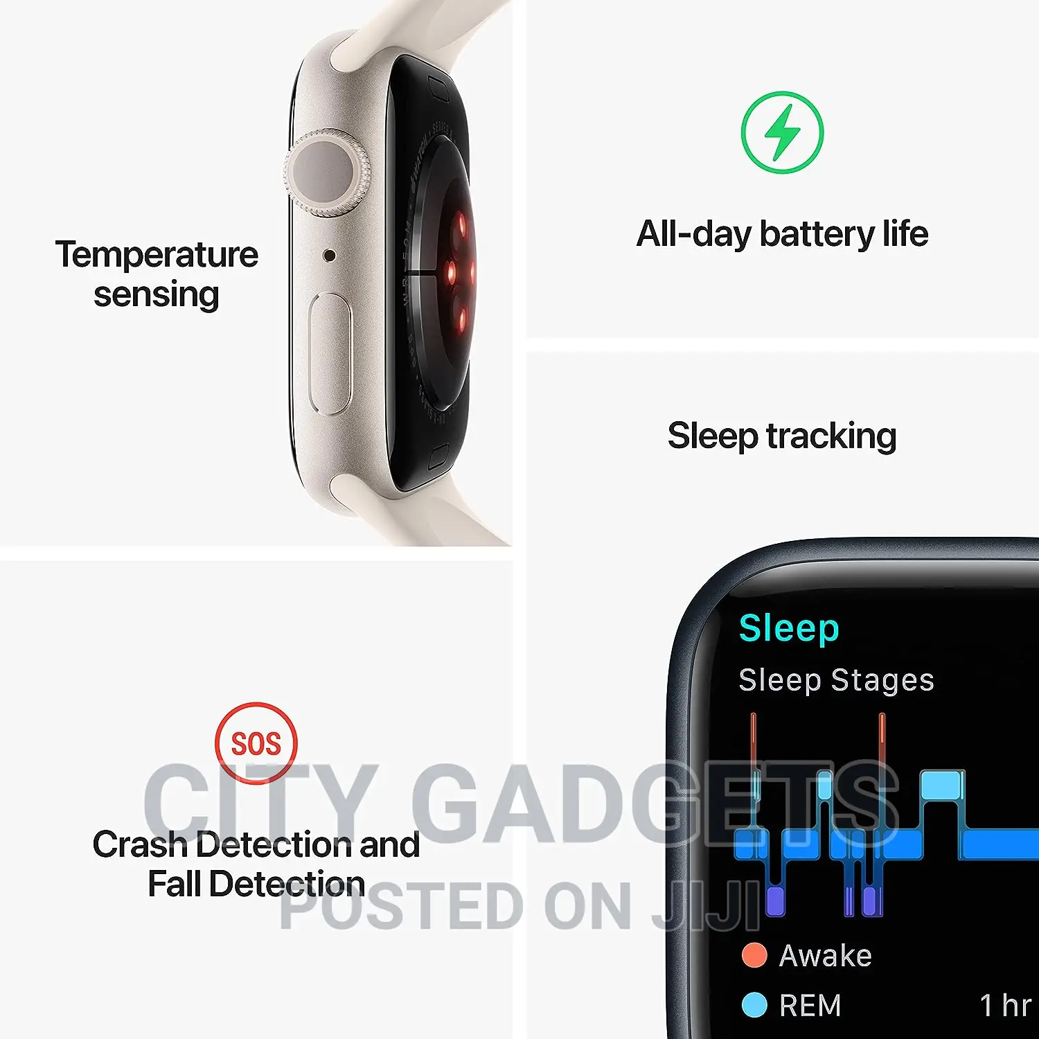 Apple Watch Series 8 [GPS 41mm] Smart Watch W/Starlight