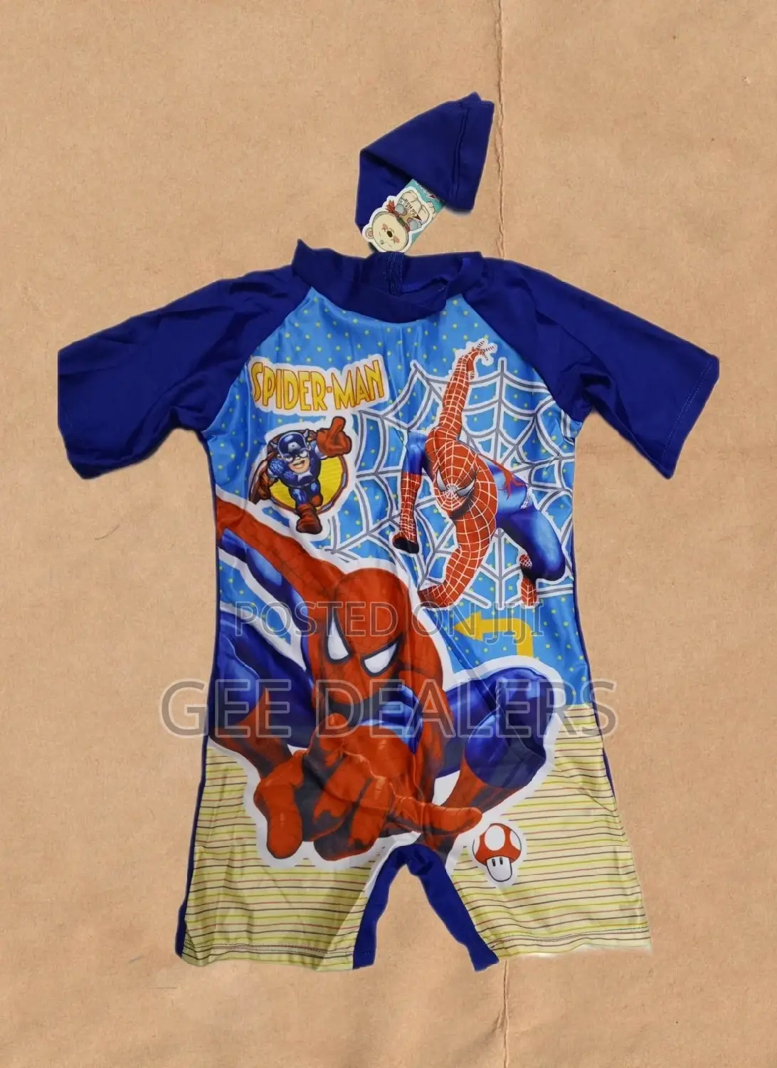 Spiderman Kids Swimming Costumes
