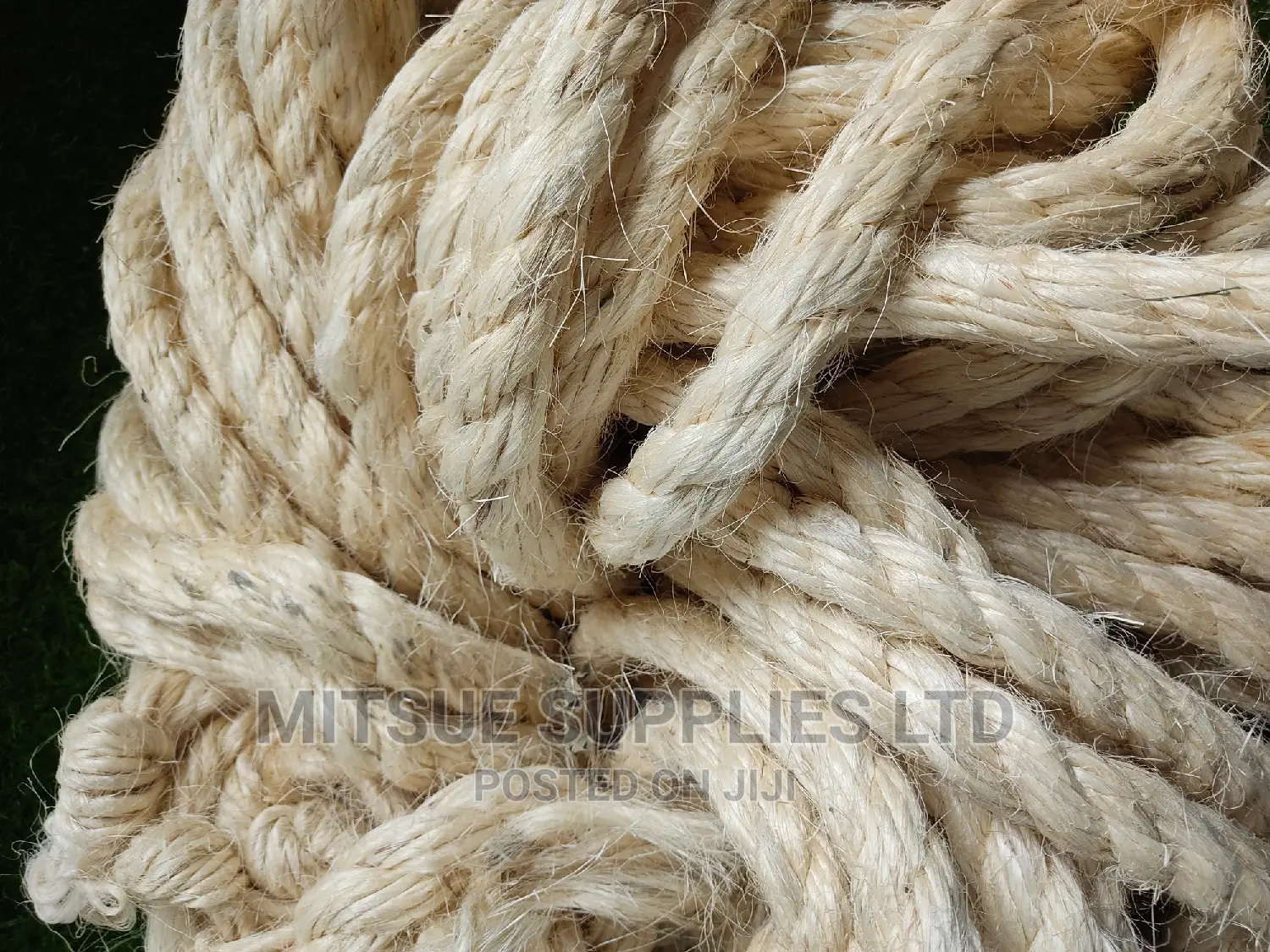 Tug of War Rope 1.5 Inch Thick, 50m Long Sisal