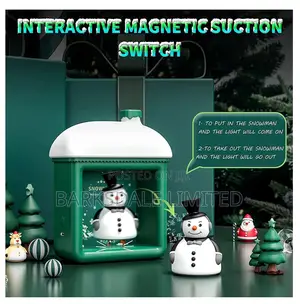 Green Christmas Snow Man House Snowman Santa Clause Xmas Led