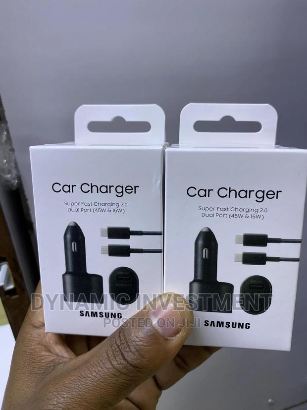 Original Samsung Super Fast Dual Car Charger(45W+15W - main view