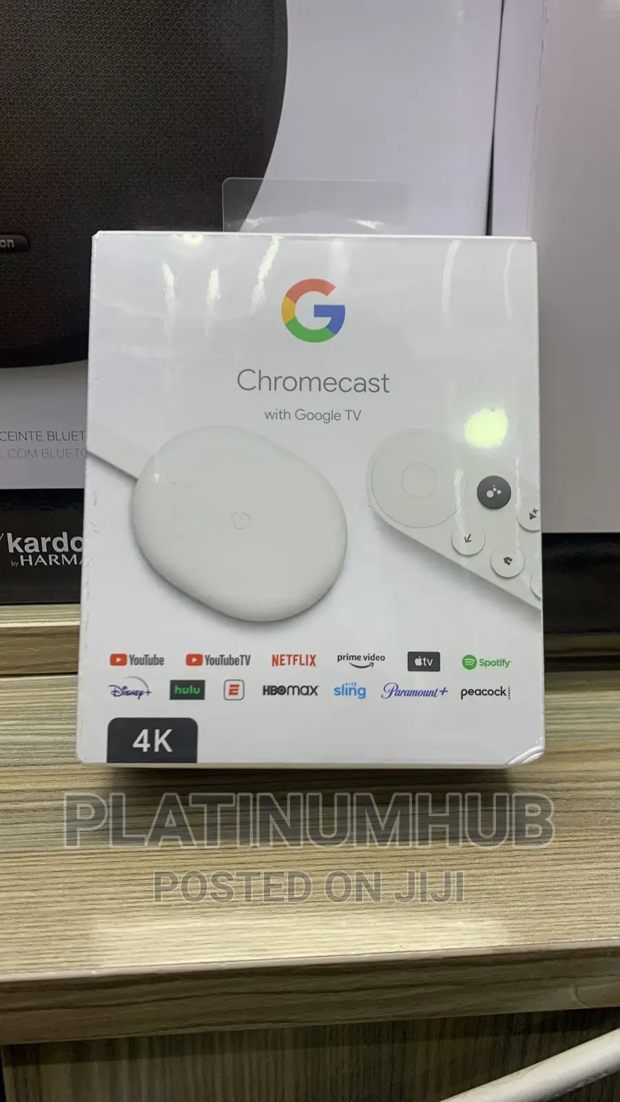 With Google Tv CHROMECAST