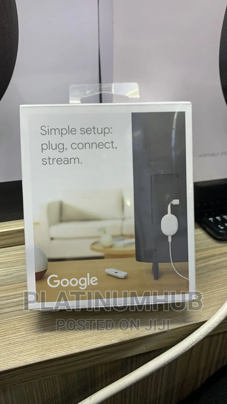 With Google Tv CHROMECAST