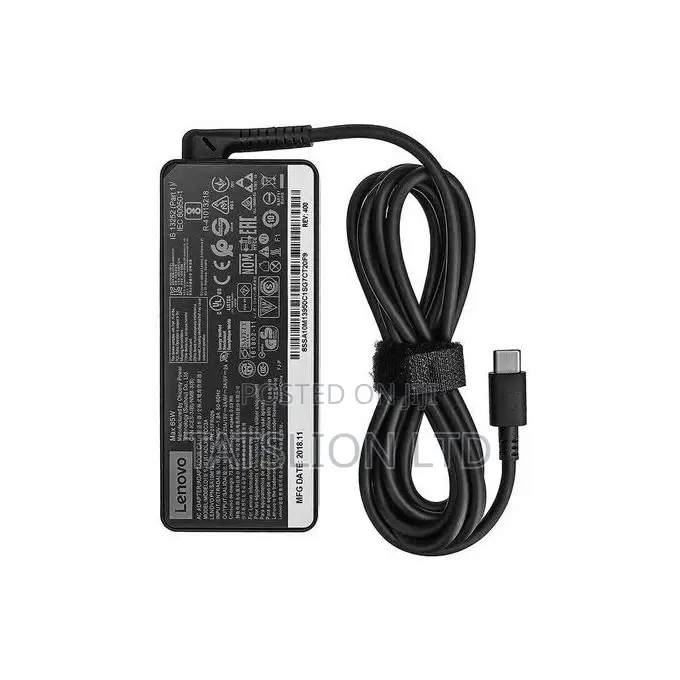 Lenovo Type C Laptop Charger Lenovo Type C 65w 20v 3.25a