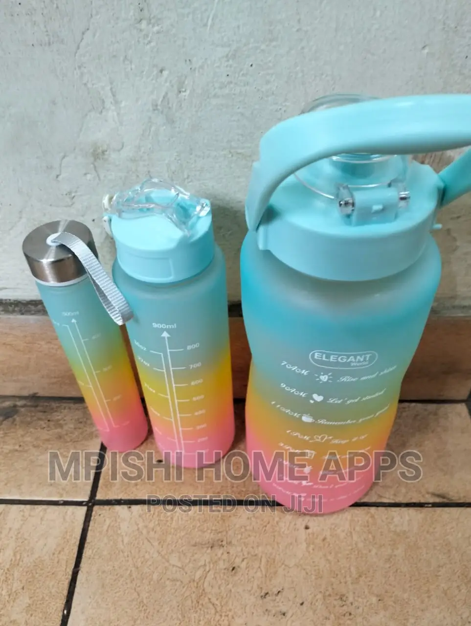 3 in 1 Motivational Water Bottle