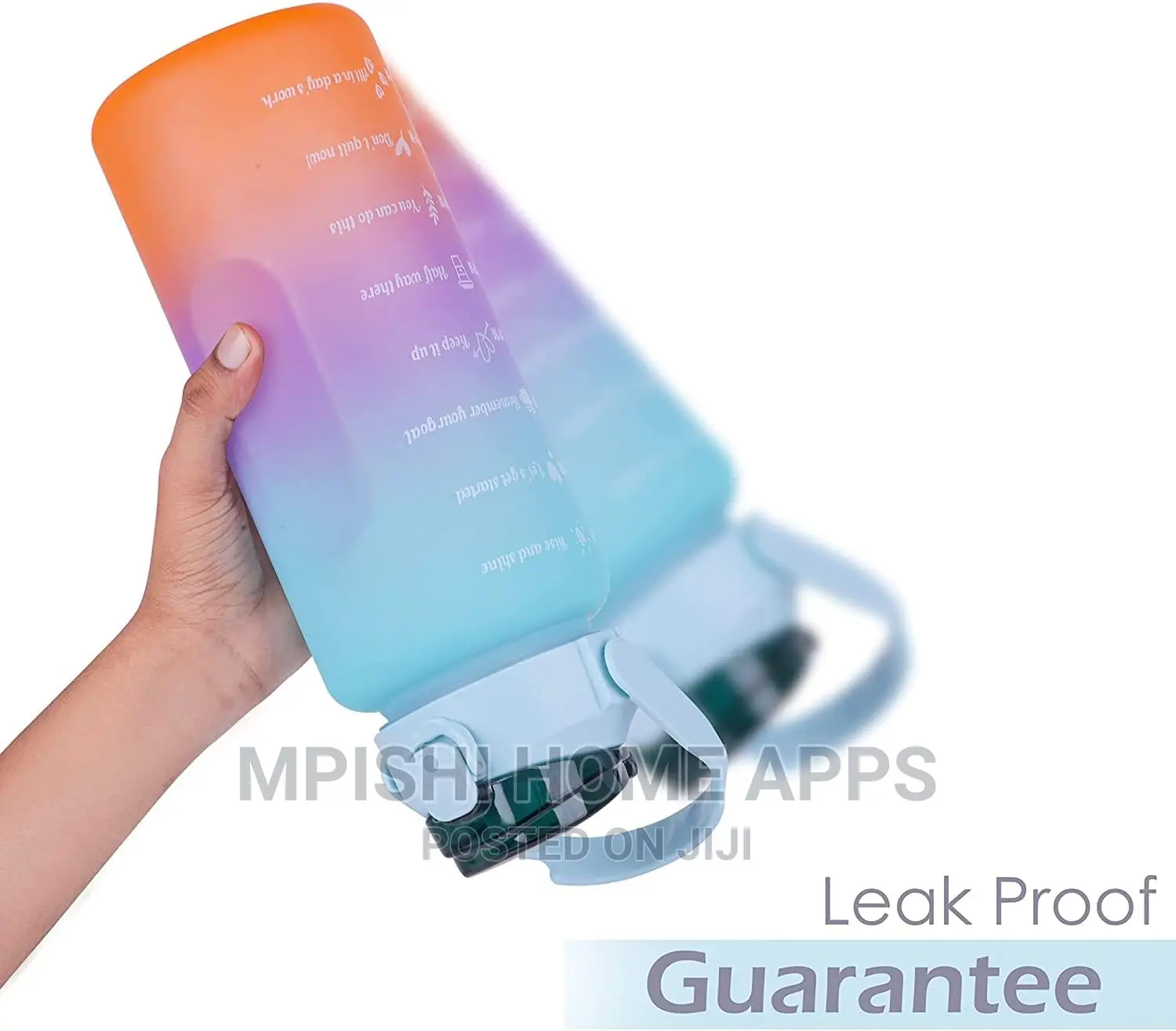 3 in 1 Motivational Water Bottle