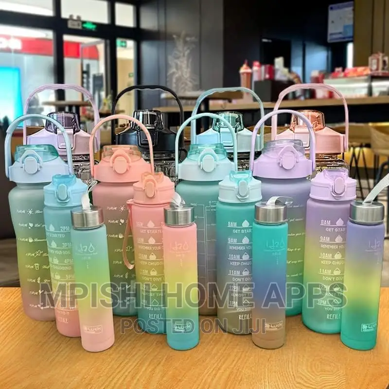 3 in 1 Motivational Water Bottle