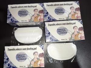 White Underarm Sweatpads 10 Pairs in Box - thumbnail 2