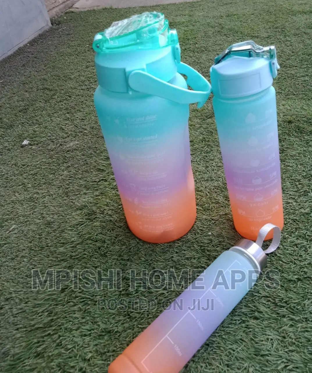 3 in 1 Motivational Water Bottle