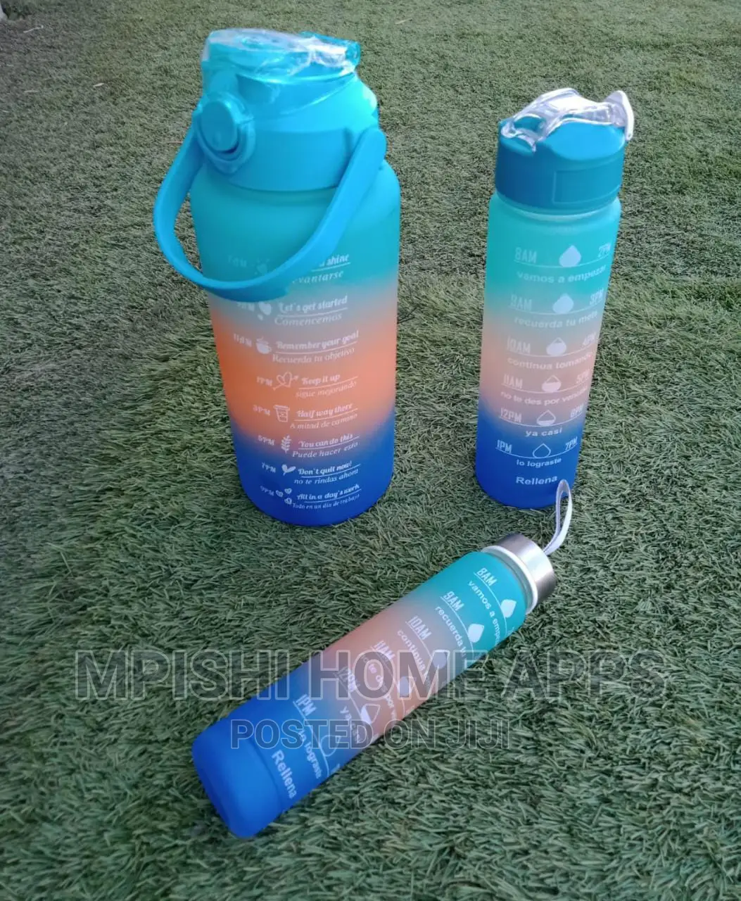 3 in 1 Motivational Water Bottle