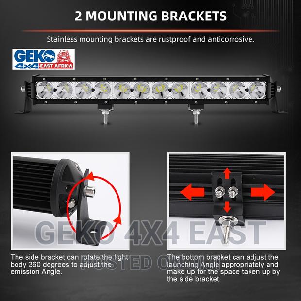 Led Bar, 20 Inch 90 Watts, Spot Beam, Single Row - thumbnail 4