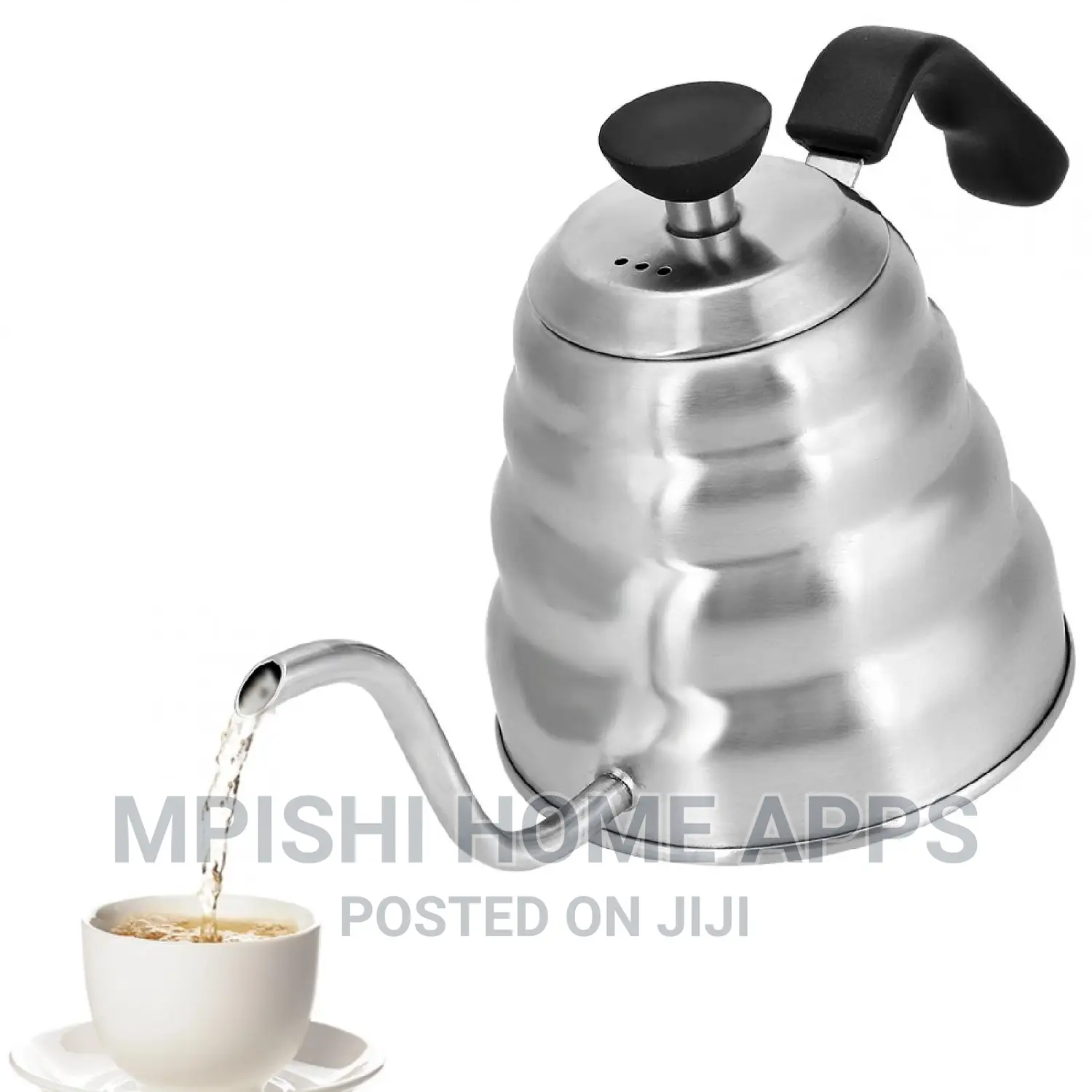 Gooseneck Stainless Steel Kettle 1.2L