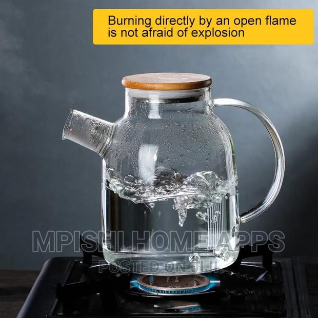 Glass Teapot 1.8ltrs - thumbnail 2