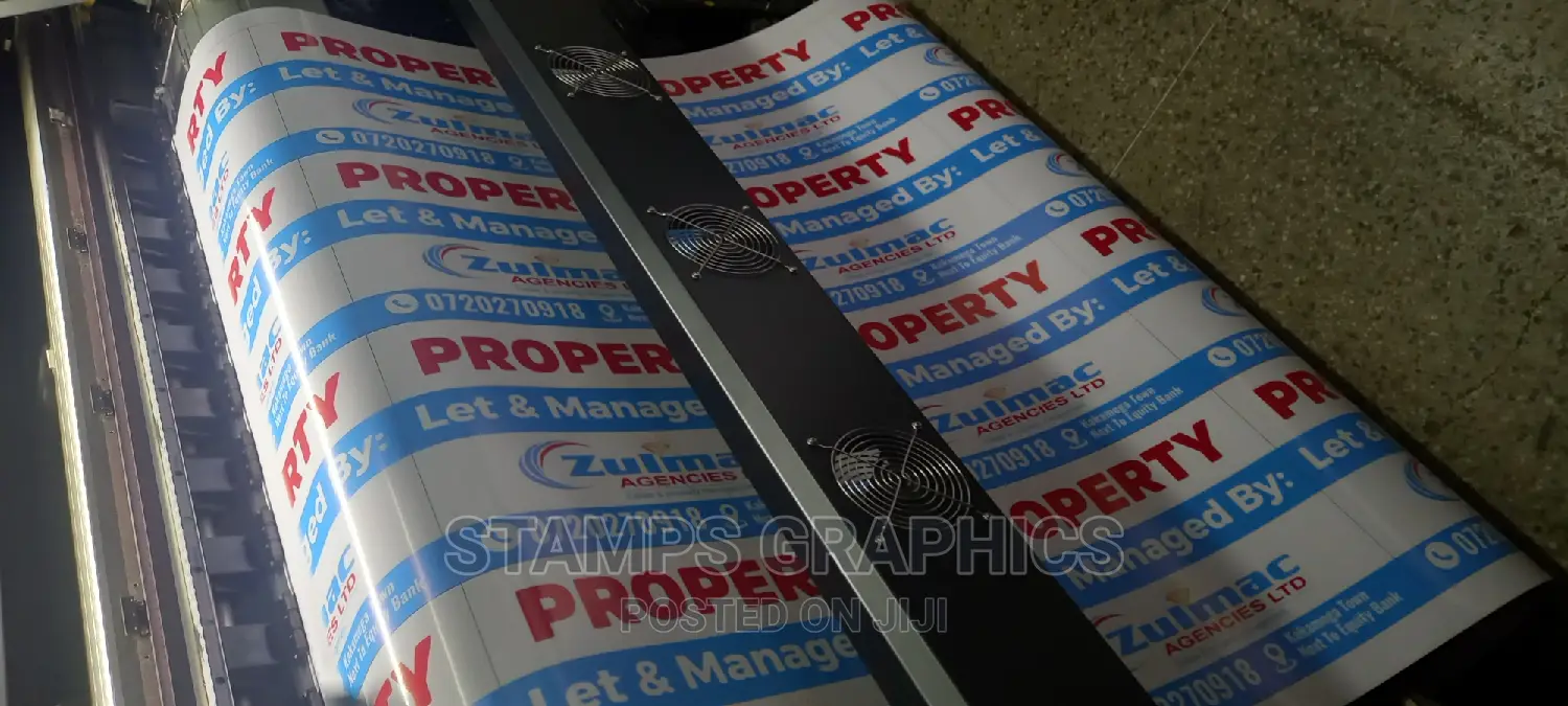 Large Format Sticker.