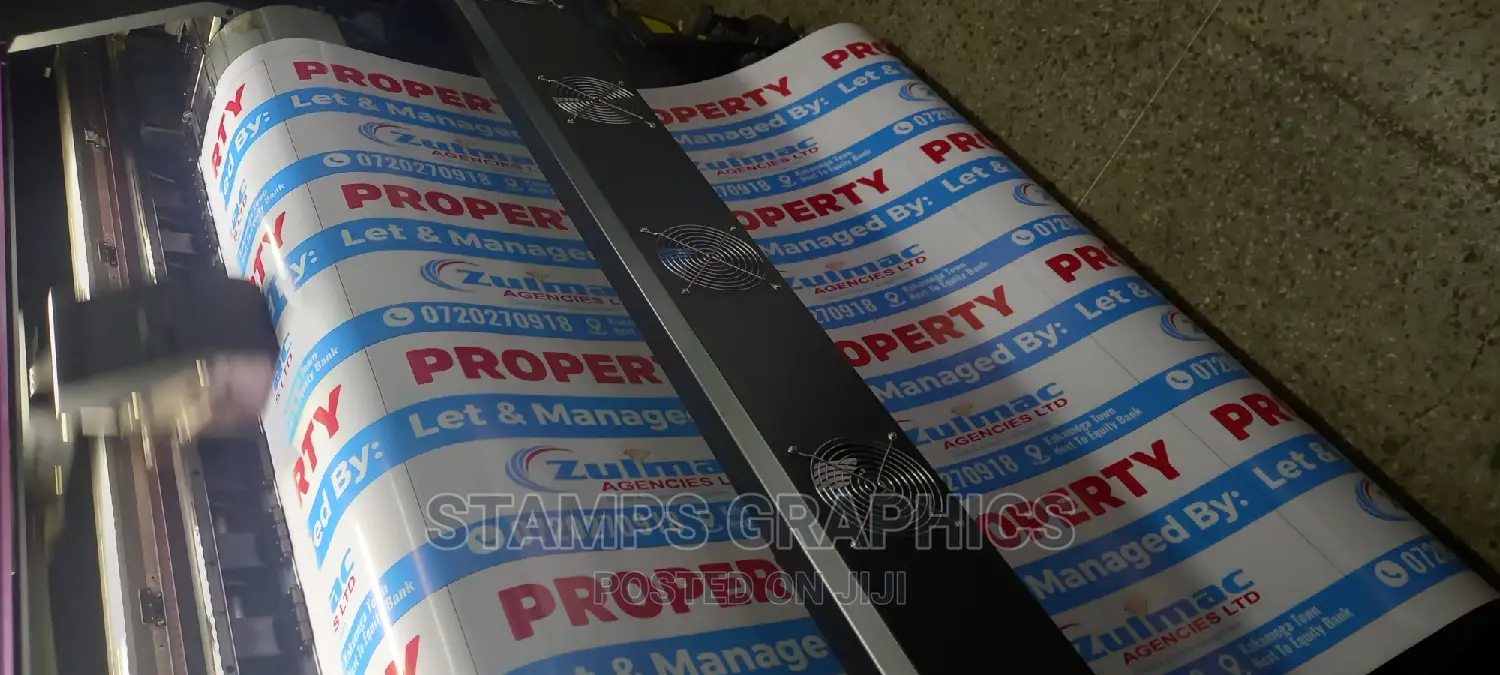 Large Format Sticker.