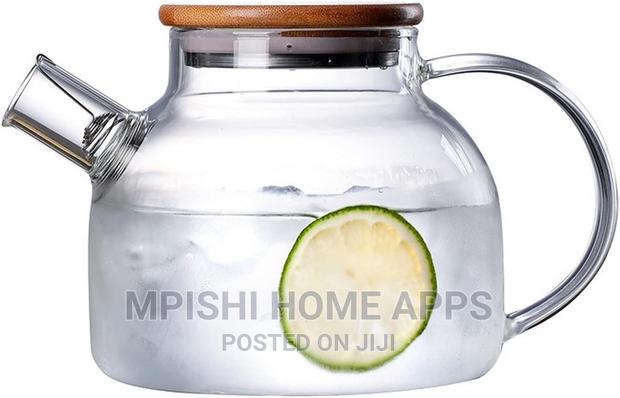 Borosilicate Glass Teapot 1ltrs - thumbnail 4