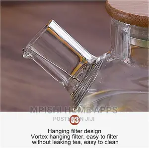 Borosilicate Glass Teapot 1ltrs