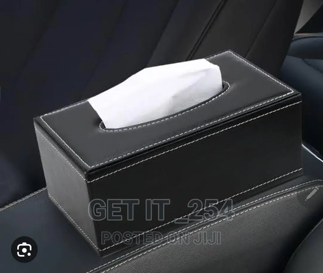 Leather Box Serviet Holder With Magnetic Lock