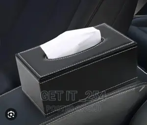 Leather Box Serviet Holder With Magnetic Lock