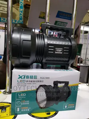 Flashlight Torch Led Rechargeable, 100watts Multi Functional