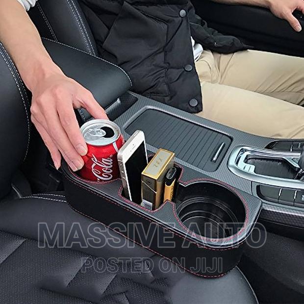 *Multifunctional Pu Leather Car Cup Holder