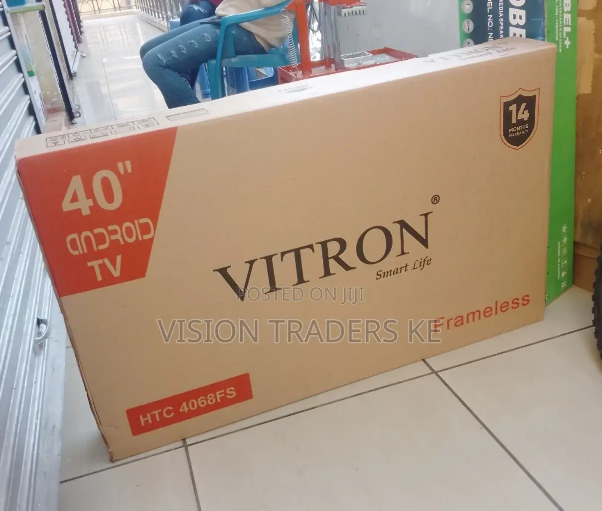 Vitron 40 Inches Smart Android Frameless Tv.