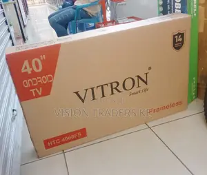 Vitron 40 Inches Smart Android Frameless Tv.