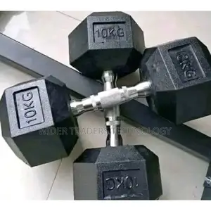 20kg Hexagonal Dumbell Pair Long Lasting