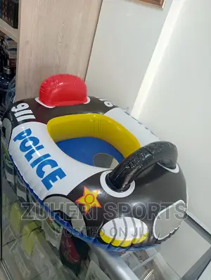 Police Patrol Seat Swimming Floater for Kids Swimming Lesson
