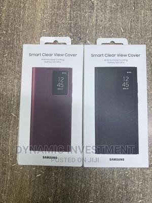 Samsung Galaxy S22 Ultra Smart View Wallet Case- Black - thumbnail 2