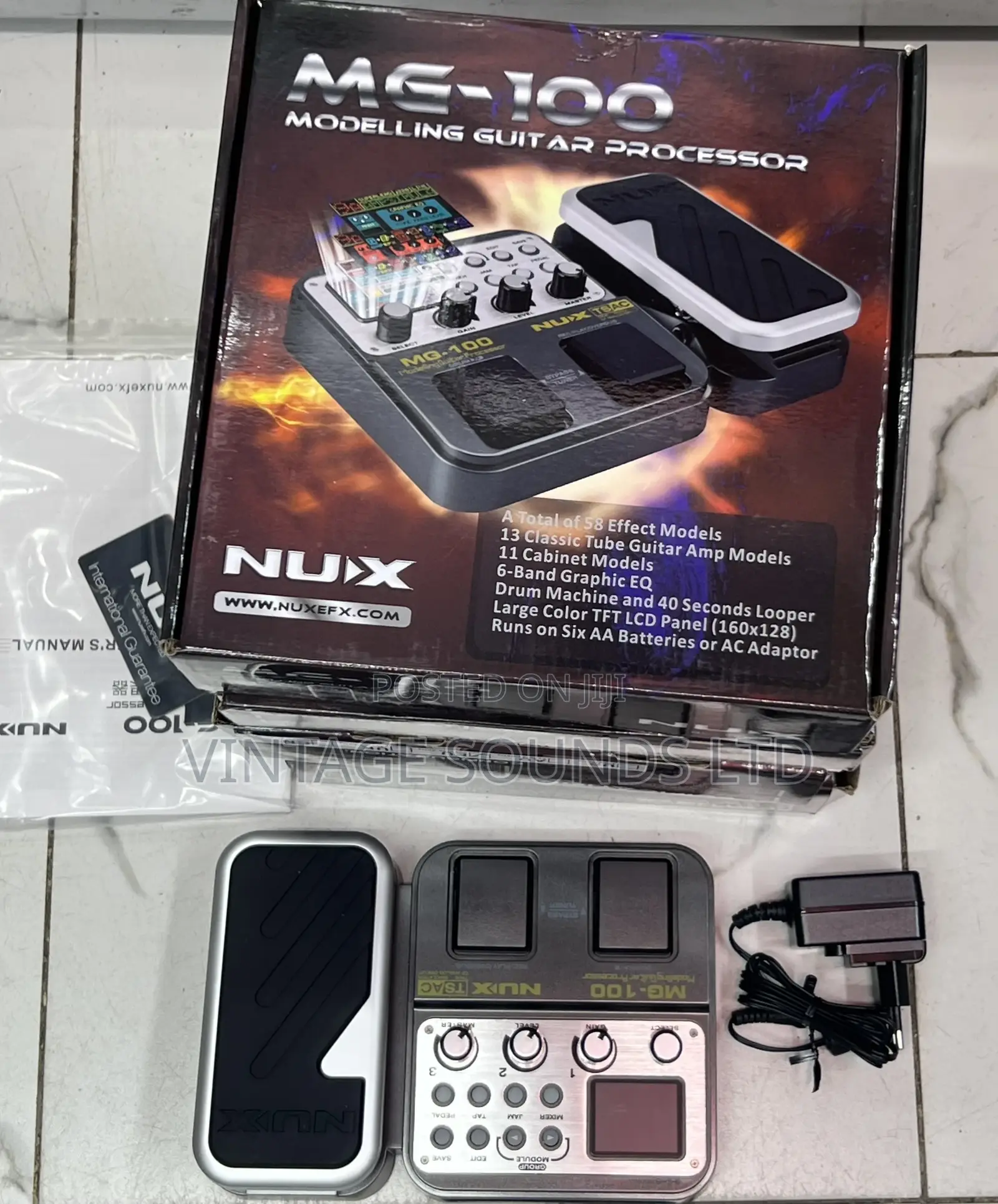 Nux Multi Effects Pedal Processor MG100
