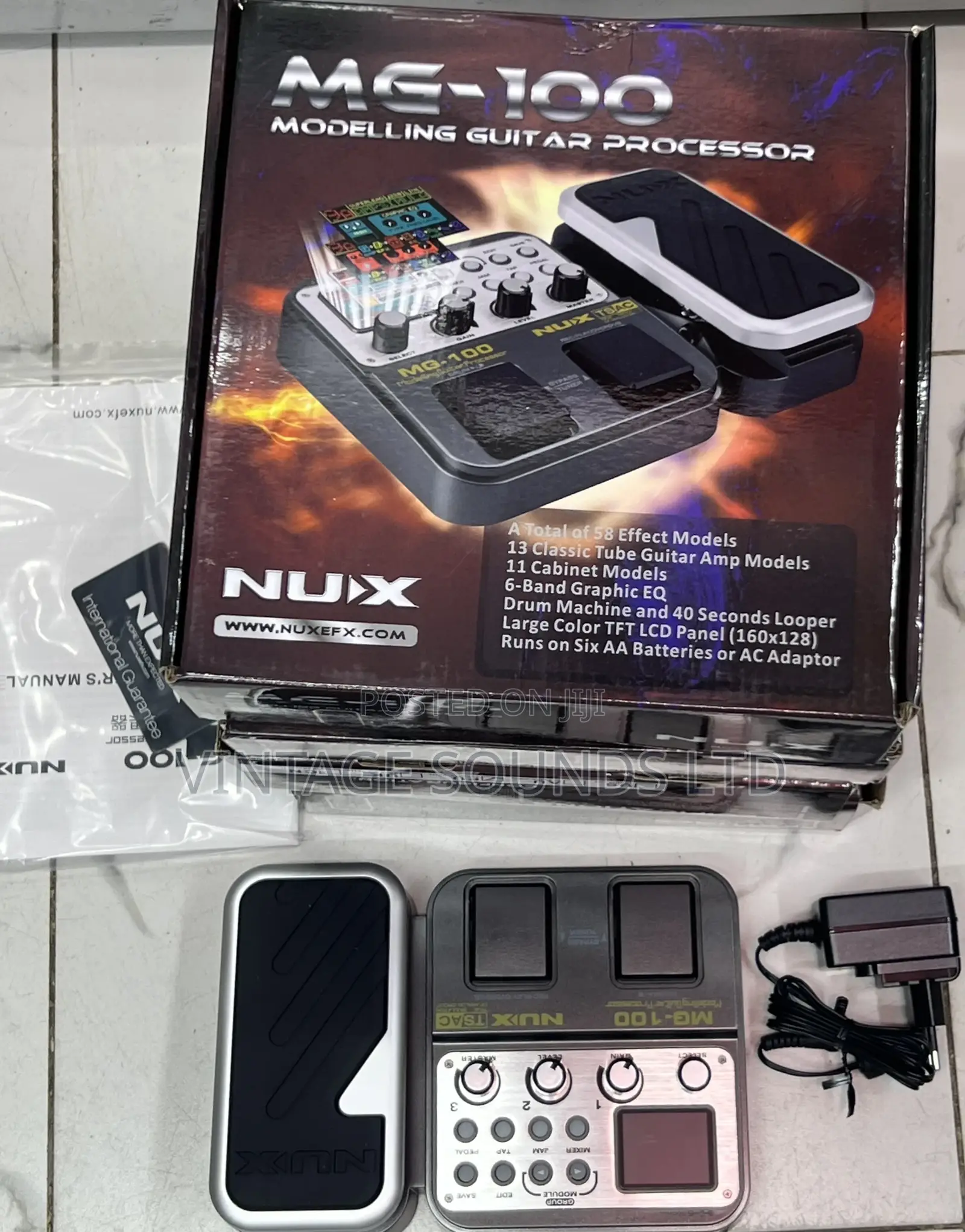 Nux Multi Effects Pedal Processor MG100