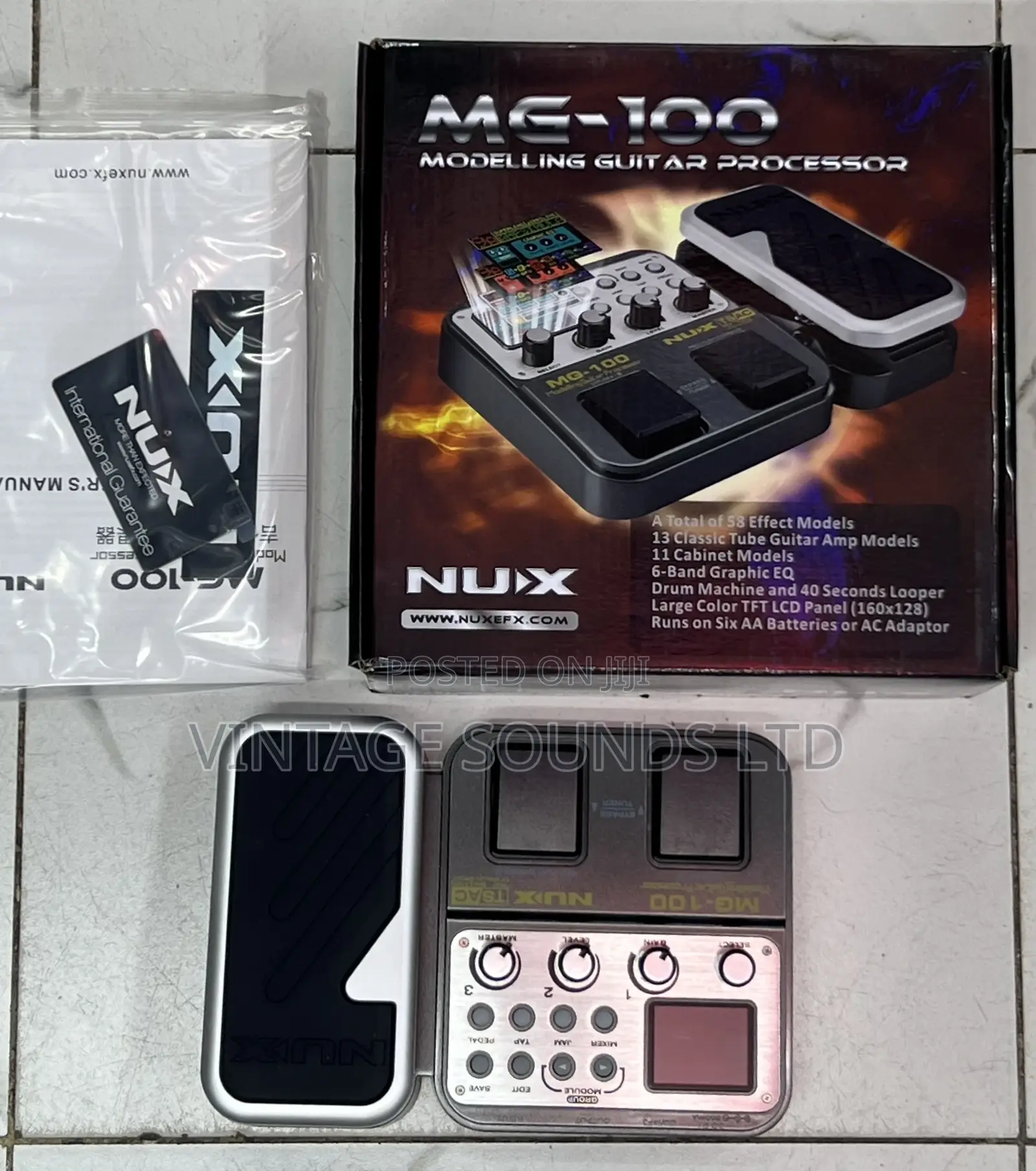 Nux Multi-effects Pedal Processor Mg-100