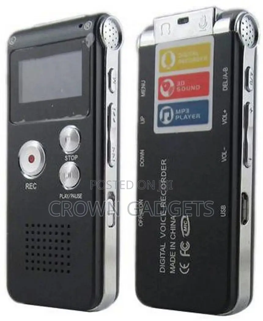 8GB Digital Voice Recorder Dictaphone Audio Sound