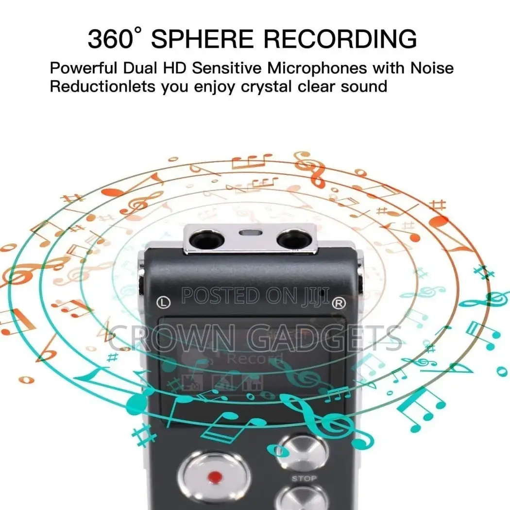8GB Dictaphone Audio Sound Recorder