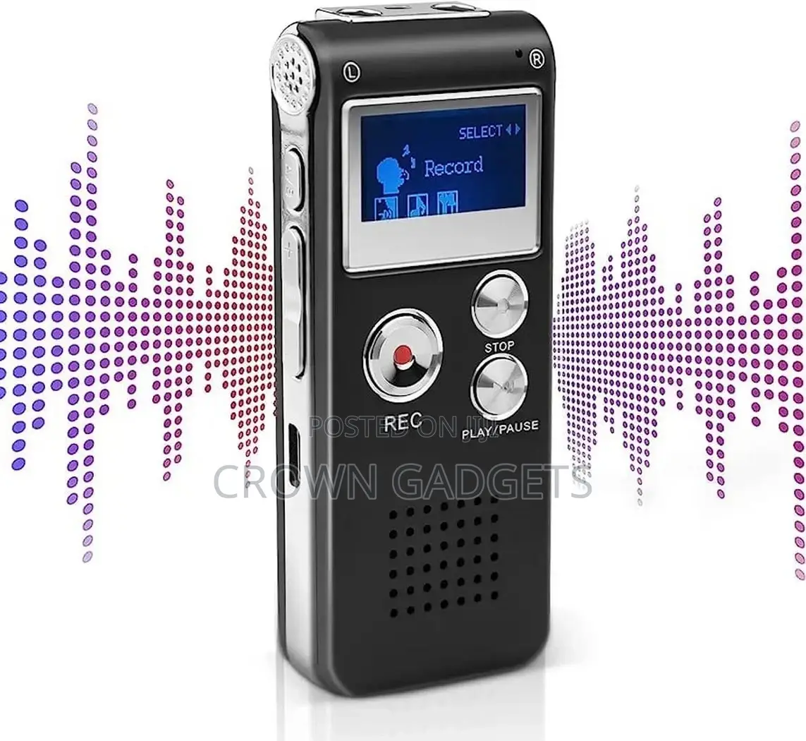 8GB Dictaphone Audio Sound Recorder