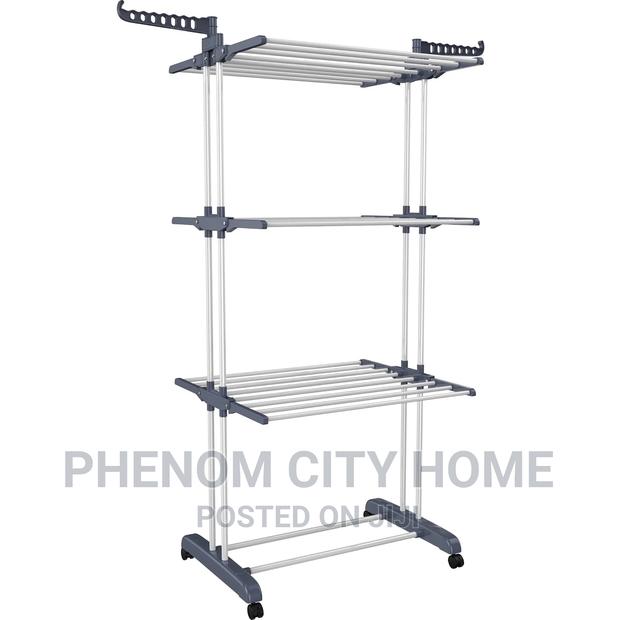 Movable Clothe Drying Rack - thumbnail 2