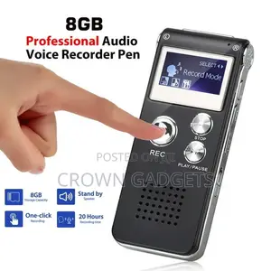 8GB Audio Sound Recorder Mini Small Spy Lecture