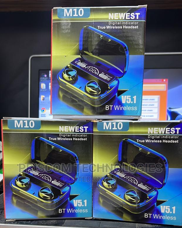 Wireless Bluetooth Earbuds, Full Touch Control Headphones - main view