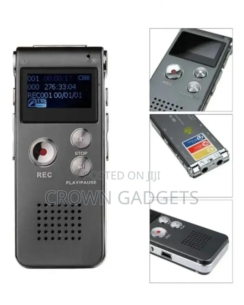 Audio Recorder Mini Portable Tape Dictaphone 8GB